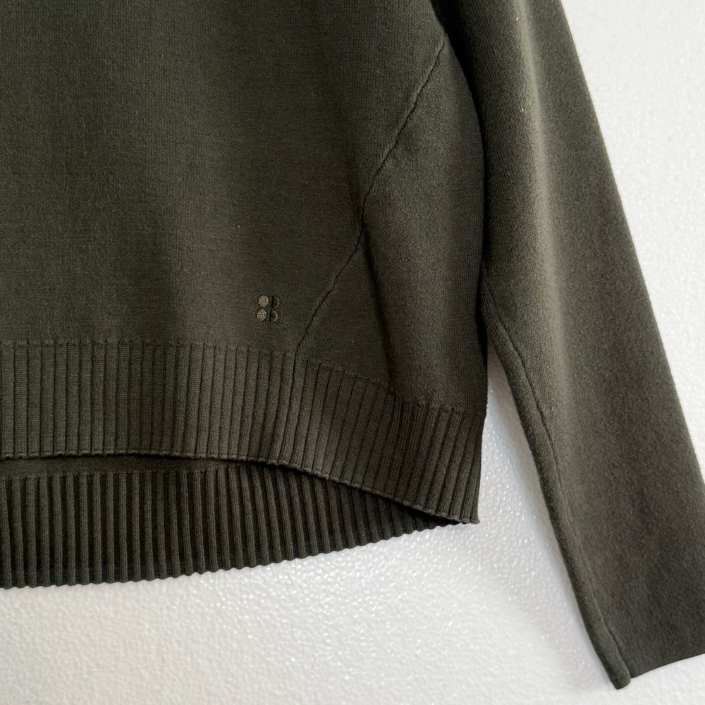 Sweaty Betty Serenity Jumper Sweater Women Size S pullover Knit Dark Green - Picture 7 of 13